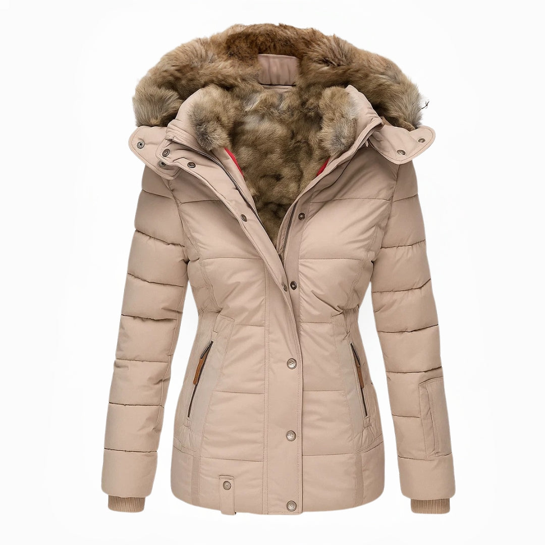 Grace | Elegante Lange Warme Winterjas