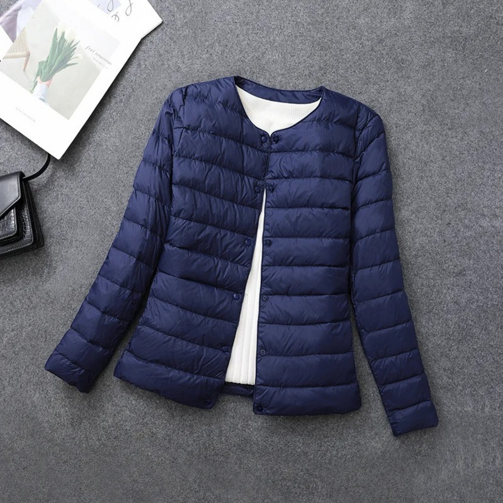 Suzanne - Elegante Gewatteerde Winterjas