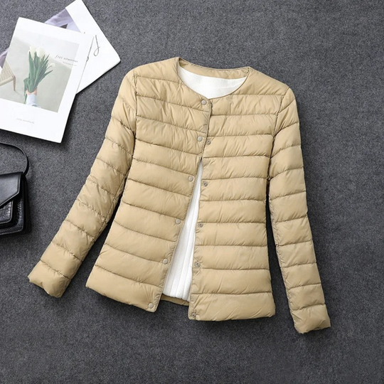 Suzanne - Elegante Gewatteerde Winterjas