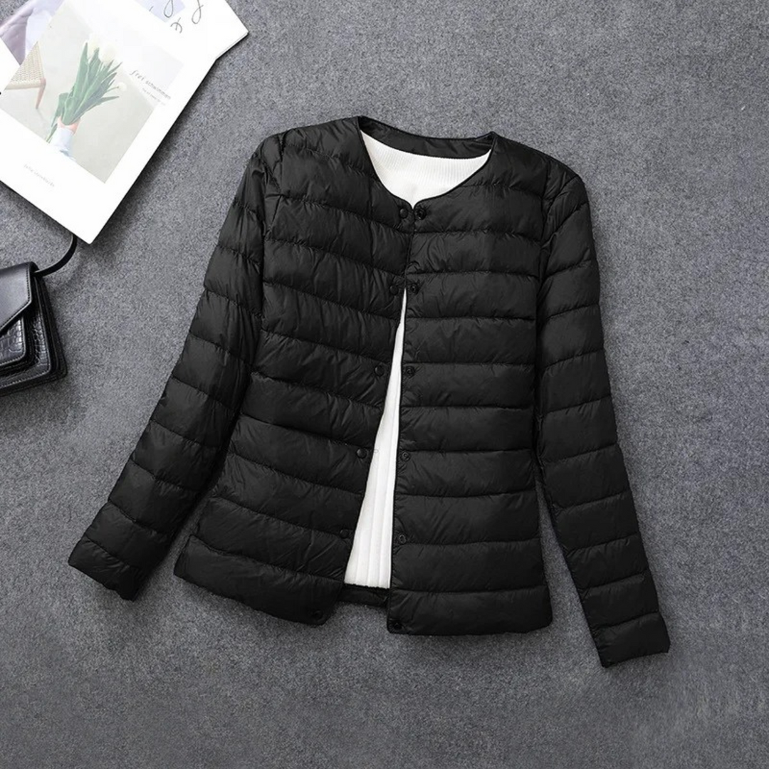 Suzanne - Elegante Gewatteerde Winterjas