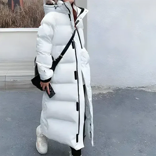 Ellen - Elegante Oversized Lange Gewatteerde Winterjas