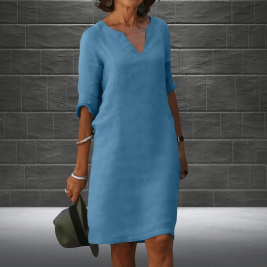 Sandra - Comfortabele Midi Zomerjurk