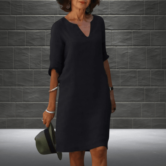 Sandra - Comfortabele Midi Zomerjurk