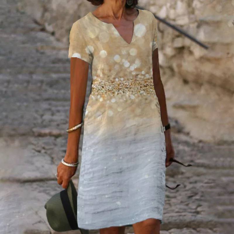 Liana - Luchtige Zomerjurk met Bloemenprint Dames