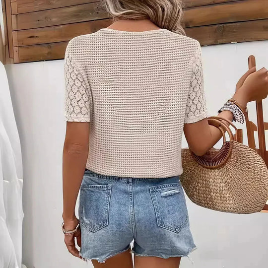 Indra - Elegante Dames Top In Boho Stijl