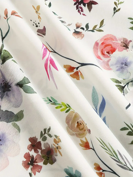Sara - Mouwloze Blouse met Bloemenprint Dames