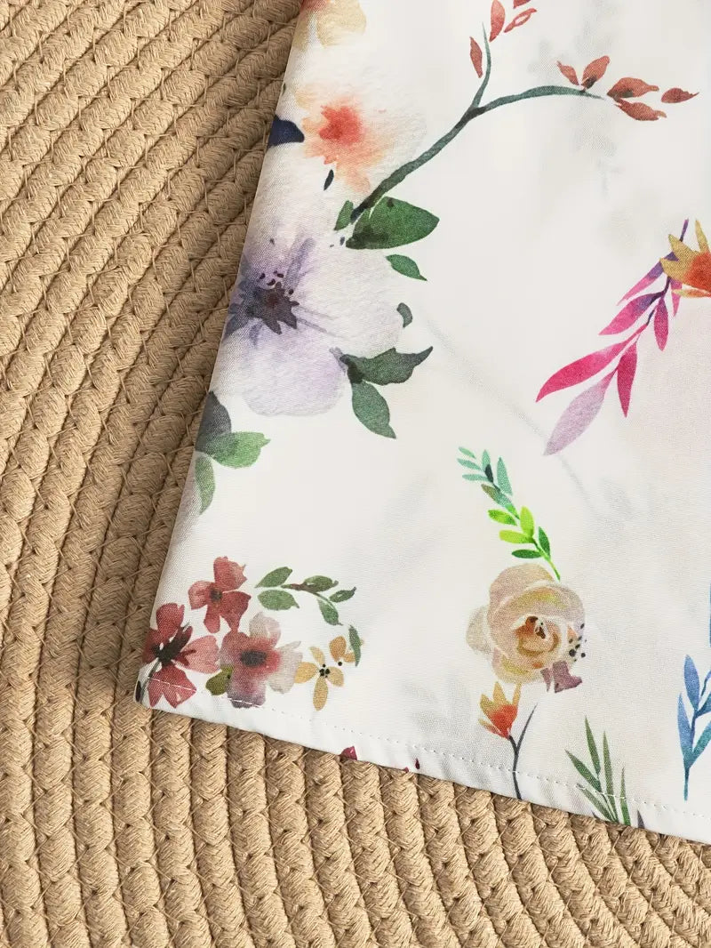 Sara - Mouwloze Blouse met Bloemenprint Dames