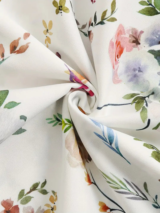 Sara - Mouwloze Blouse met Bloemenprint Dames