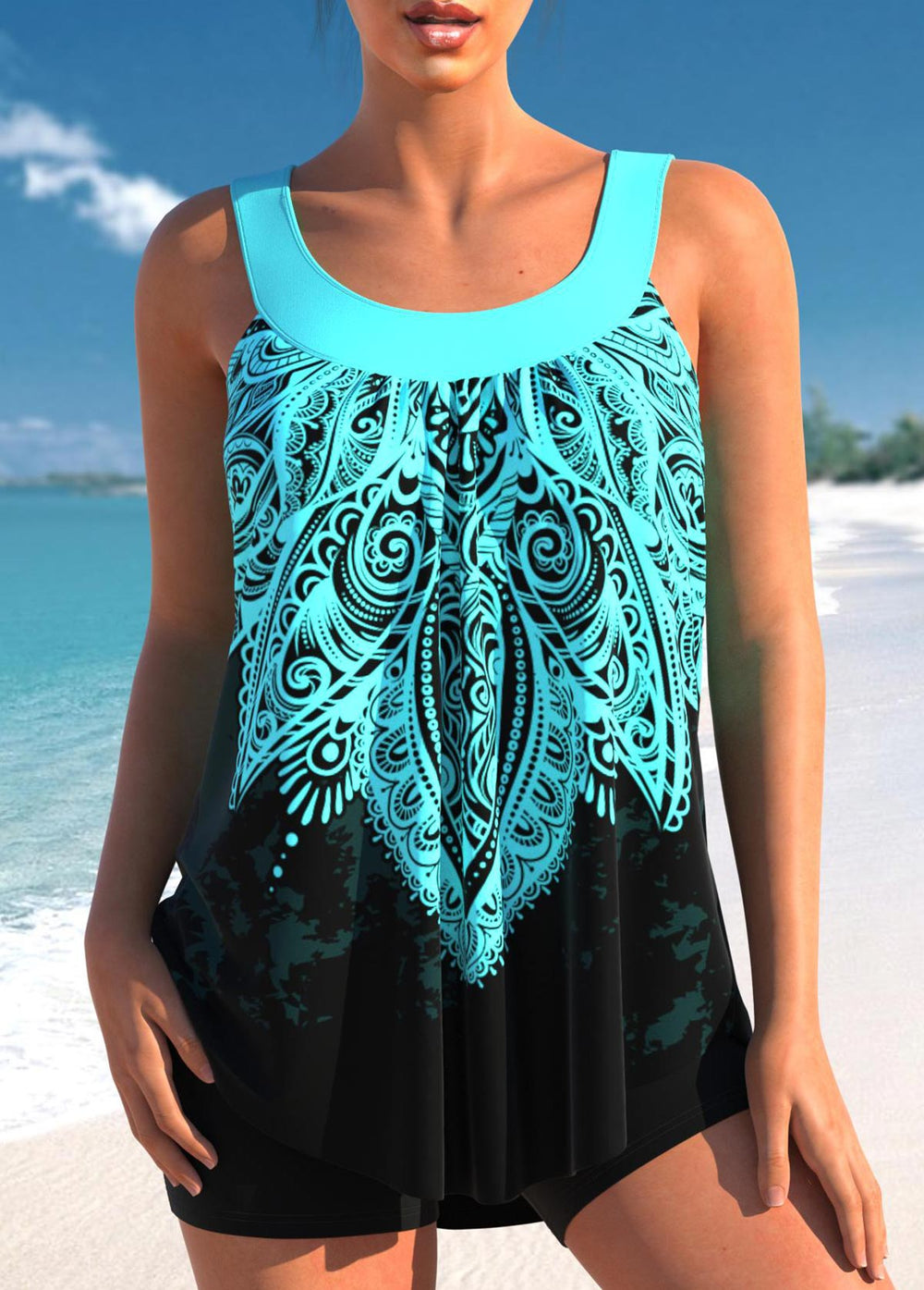 Brisella - Trendy Tankini met Flatterende Pasvorm