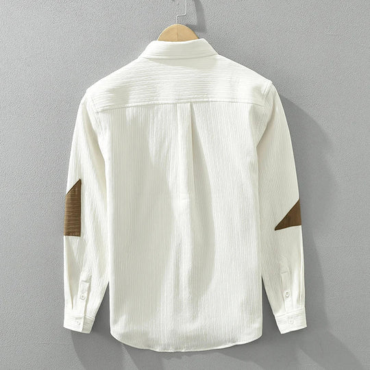 Lars - Patchwork Overhemd - Stijlvol - Heren-4