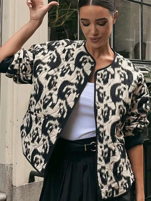 Flore - Jas dames vintage bloemenprint