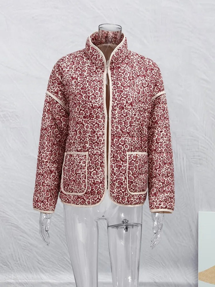 Flore - Jas dames vintage bloemenprint