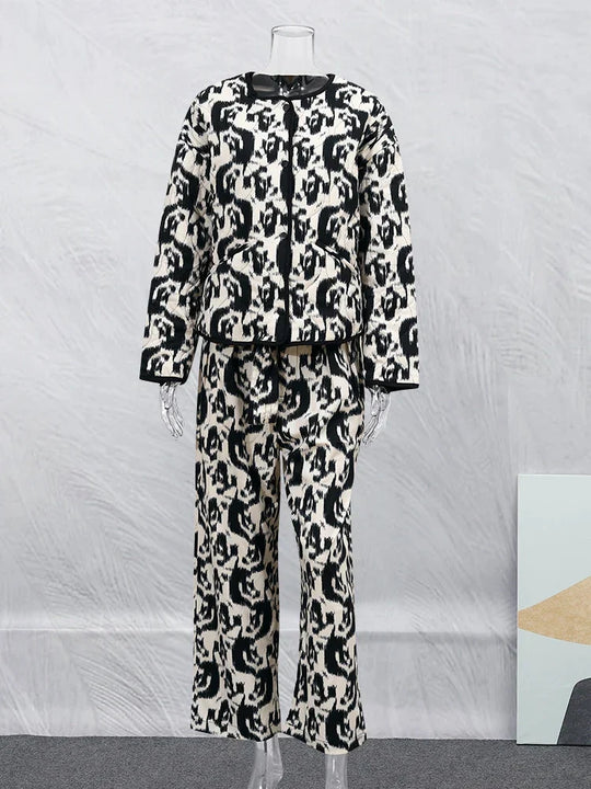 Flore - Jas dames vintage bloemenprint