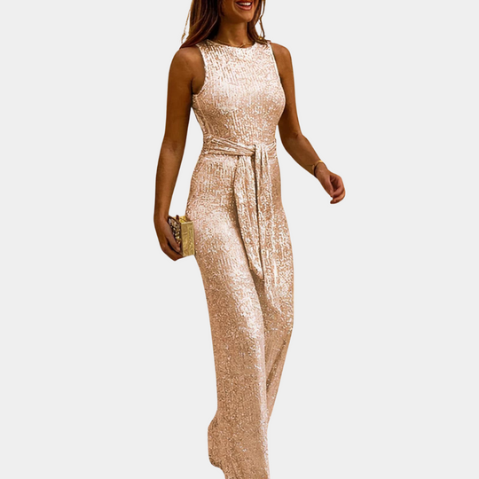 Clara - Glitter jumpsuit dames