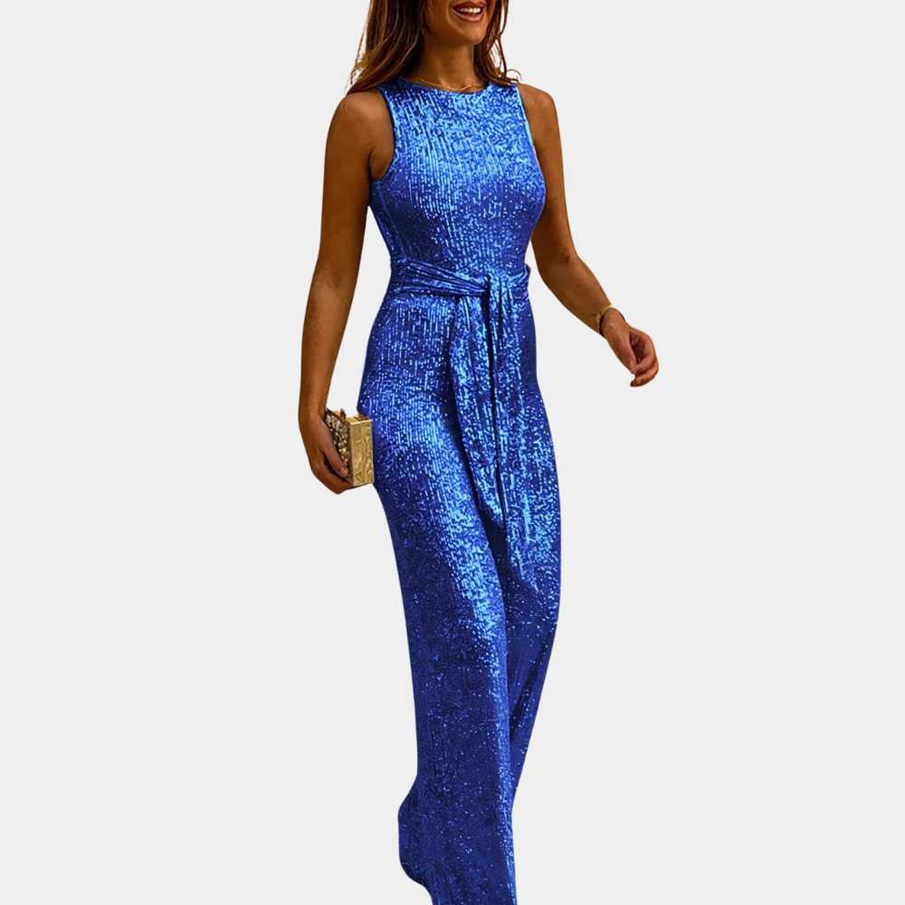 Clara - Glitter jumpsuit dames