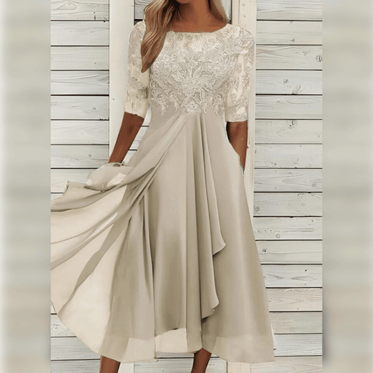 Ingrid - Elegante Kanten Jurk