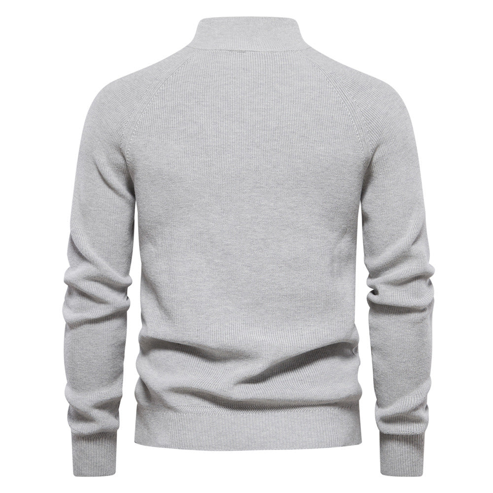Noah - Trui Luxe Half Zip Heren