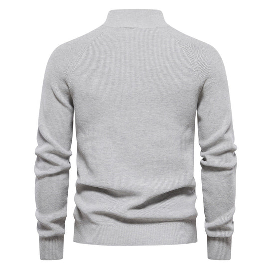 Noah - Trui Luxe Half Zip Heren