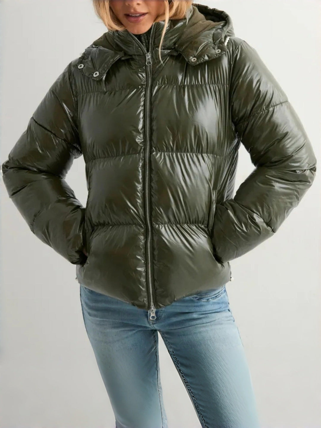 Denise - Stijlvolle Gewatteerde Capuchon Winterjas