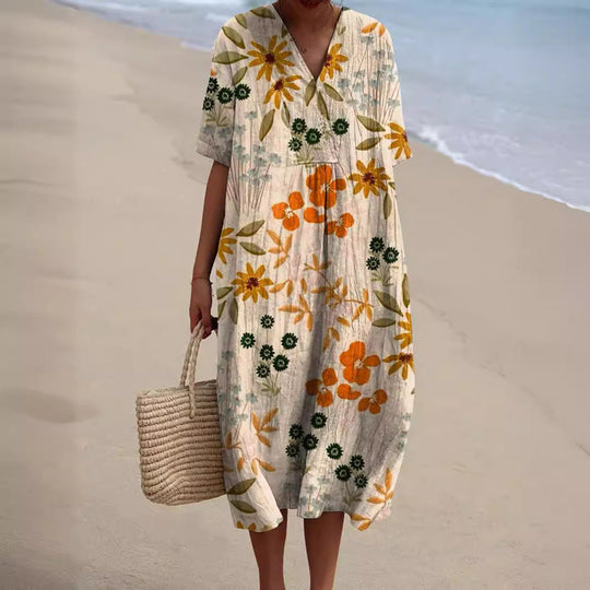 Damesjurk Met Bloemenprint - Zara