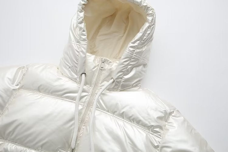 Simone - Stijlvolle Oversized Gewatteerde Winterjas