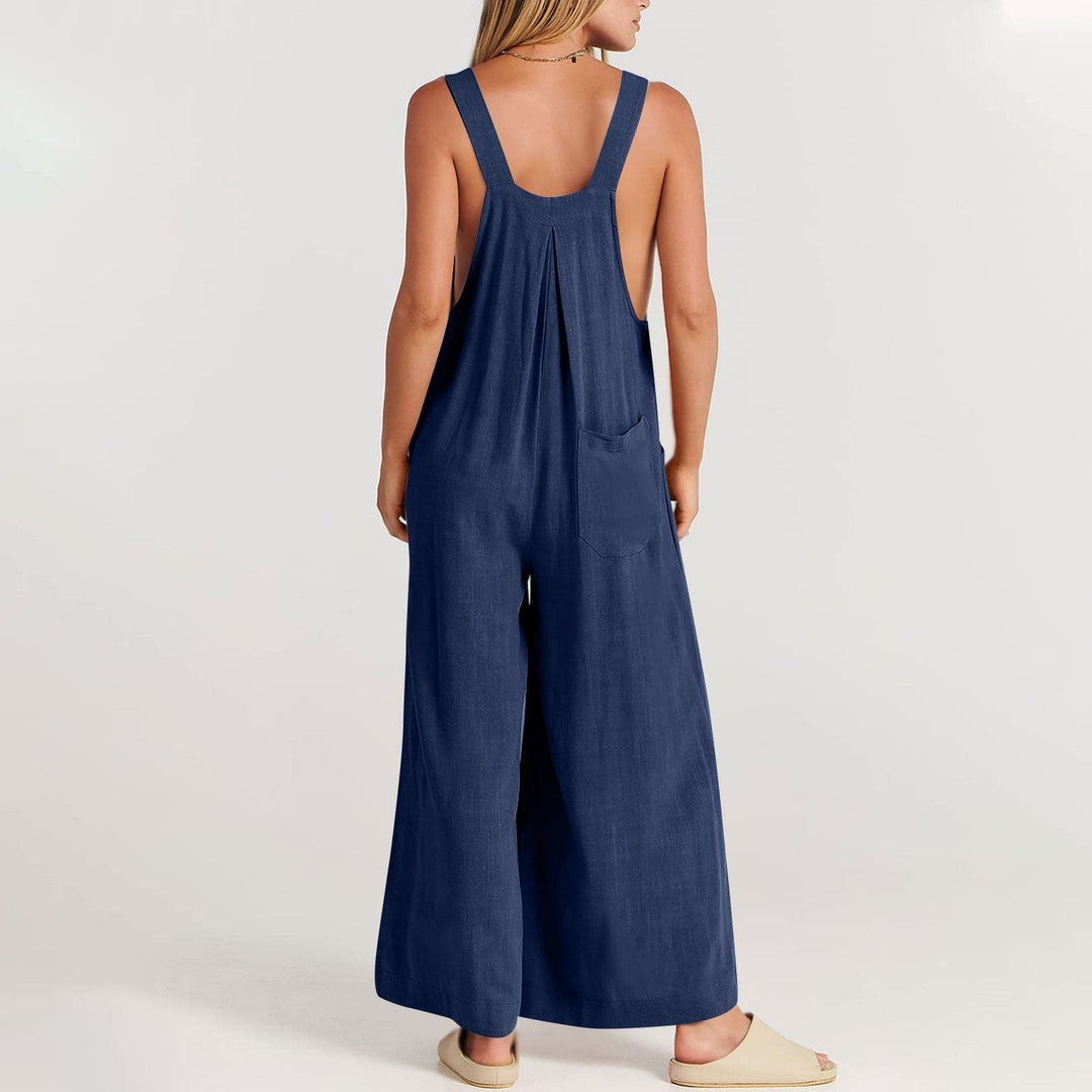 Elsa - Jumpsuit met Wijde Pijpen en Elegant Silhouet