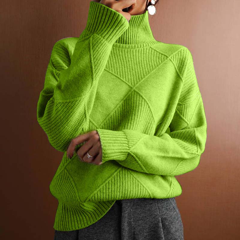 Karin - Elegante Oversized Grofgebreide Coltrui
