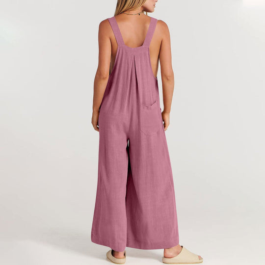 Elsa - Jumpsuit met Wijde Pijpen en Elegant Silhouet