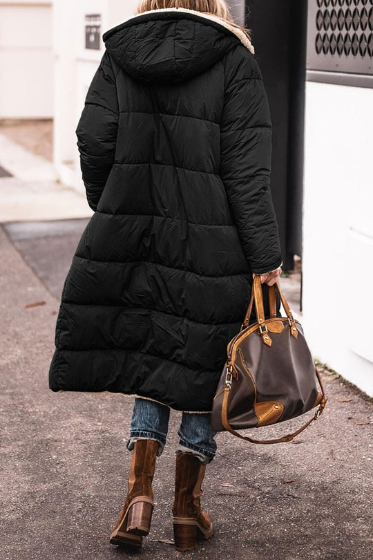 Rachel - Elegante Teddy Gewatteerde Winterjas