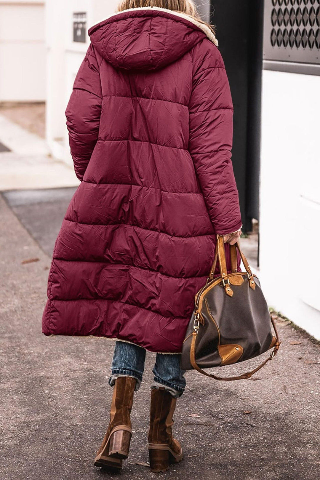 Rachel - Elegante Teddy Gewatteerde Winterjas