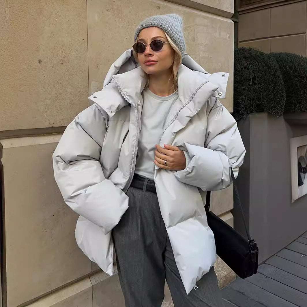 Anouk - Stijlvolle Oversized Gewatteerde Winterjas