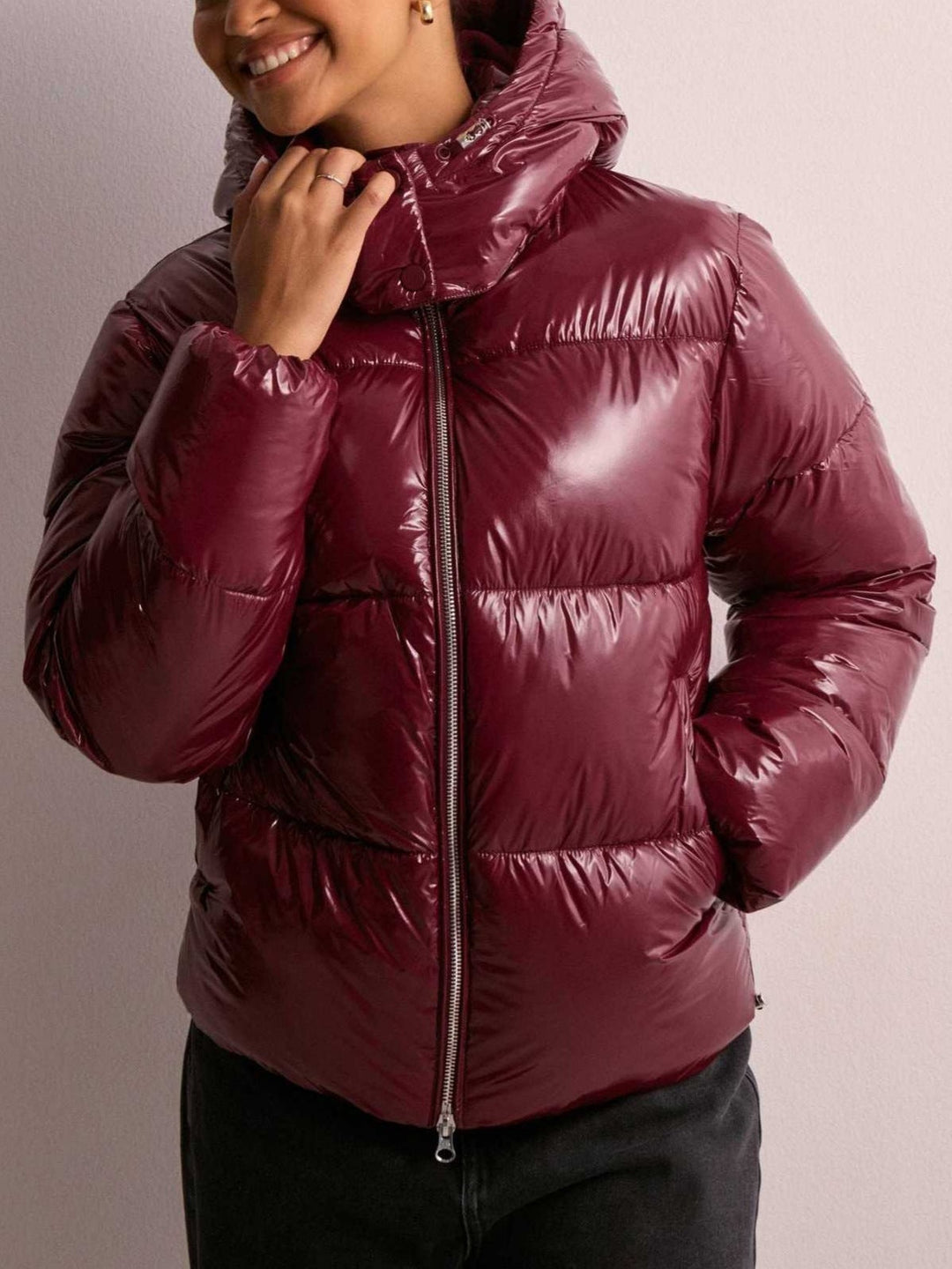 Denise - Stijlvolle Gewatteerde Capuchon Winterjas