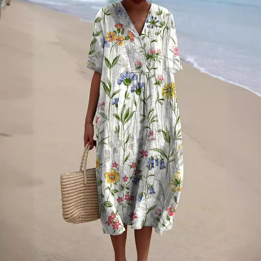 Damesjurk Met Bloemenprint - Zara