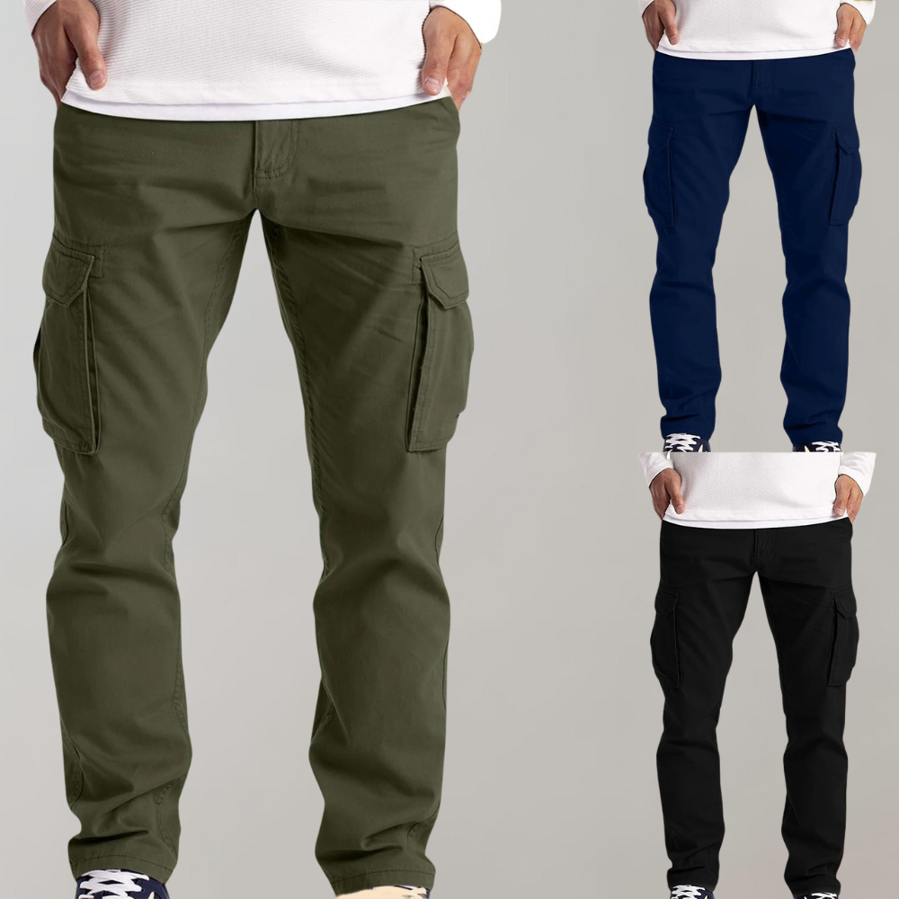 Miles - Cargo broek heren licht