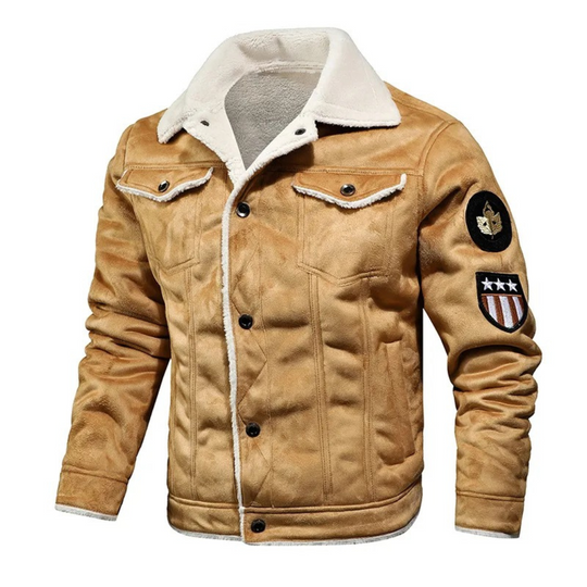 Julian - Klassieke Leren Aviator Jas