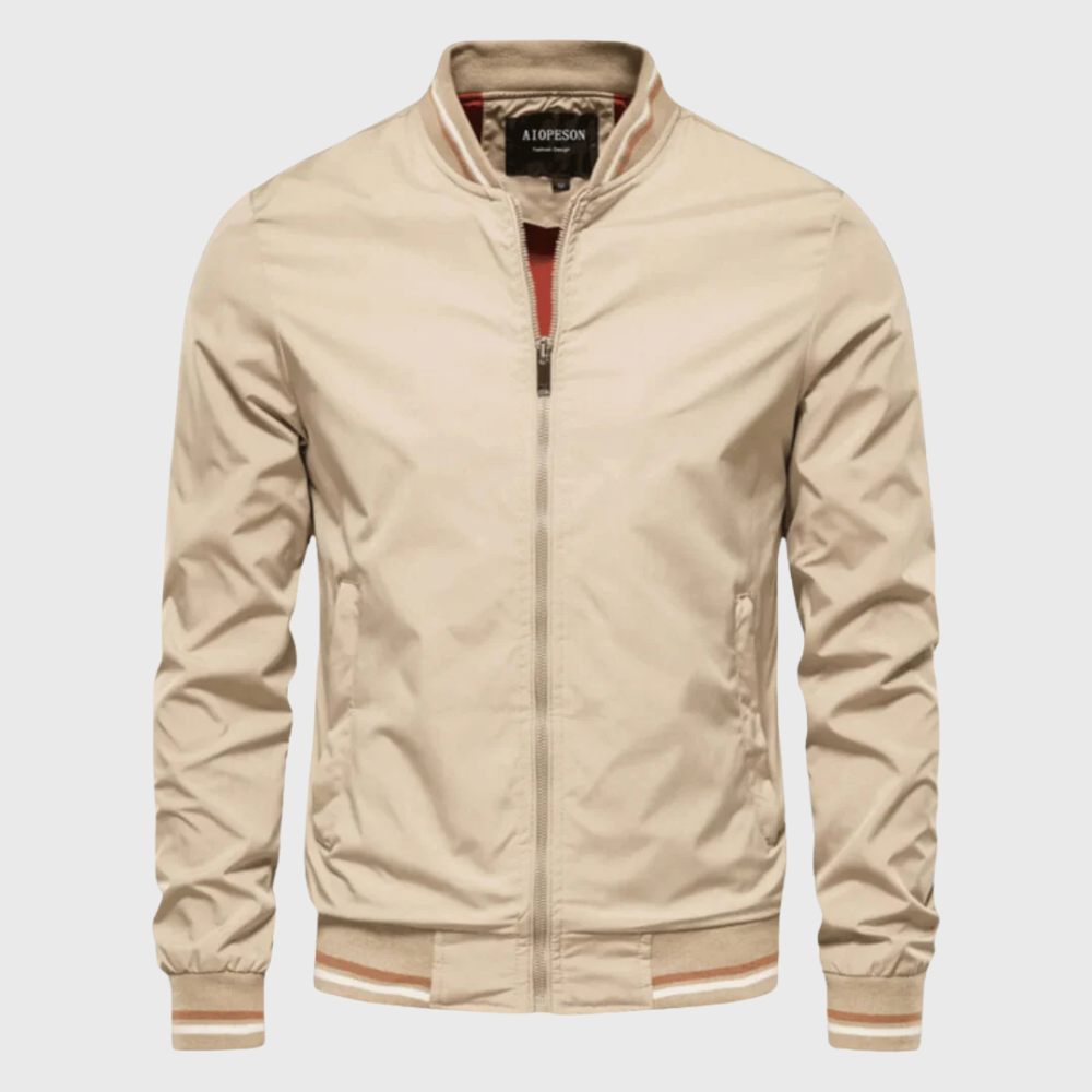 Giulio | Klassieke Gestreepte Varsity Bomberjack