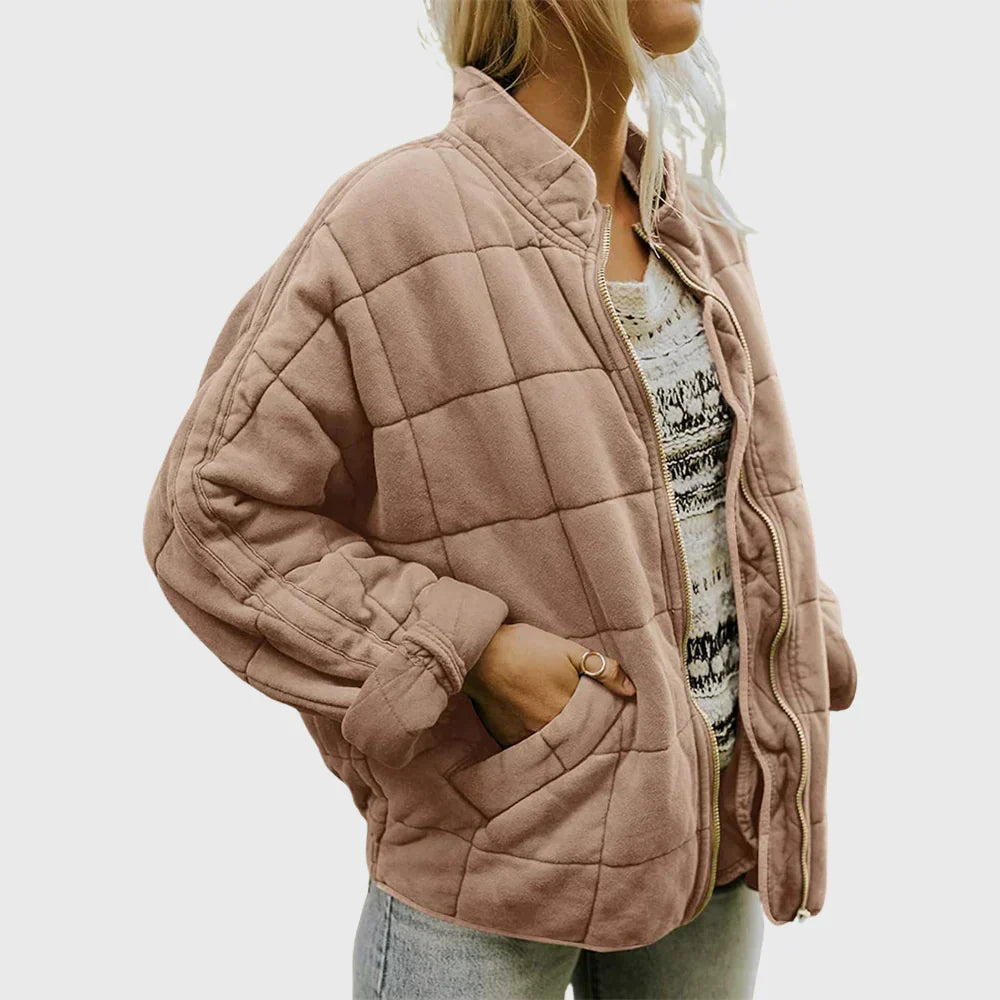Fiona - Stijlvolle Oversized Gewatteerde Jas