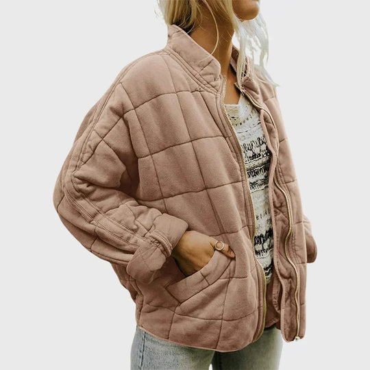 Fiona - Stijlvolle Oversized Gewatteerde Jas