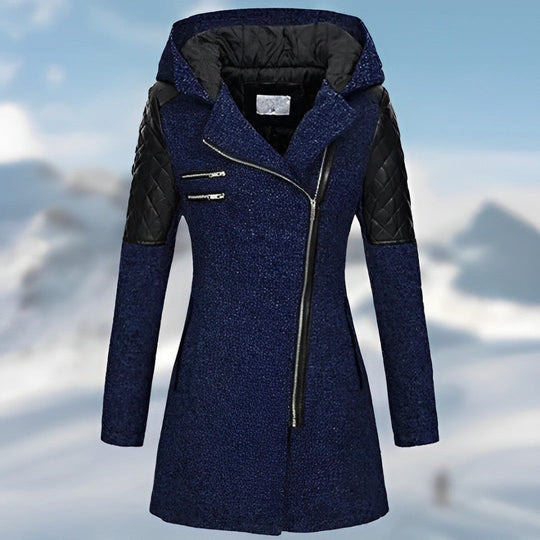 Iris – Gotische winterjas met capuchon voor een unieke look