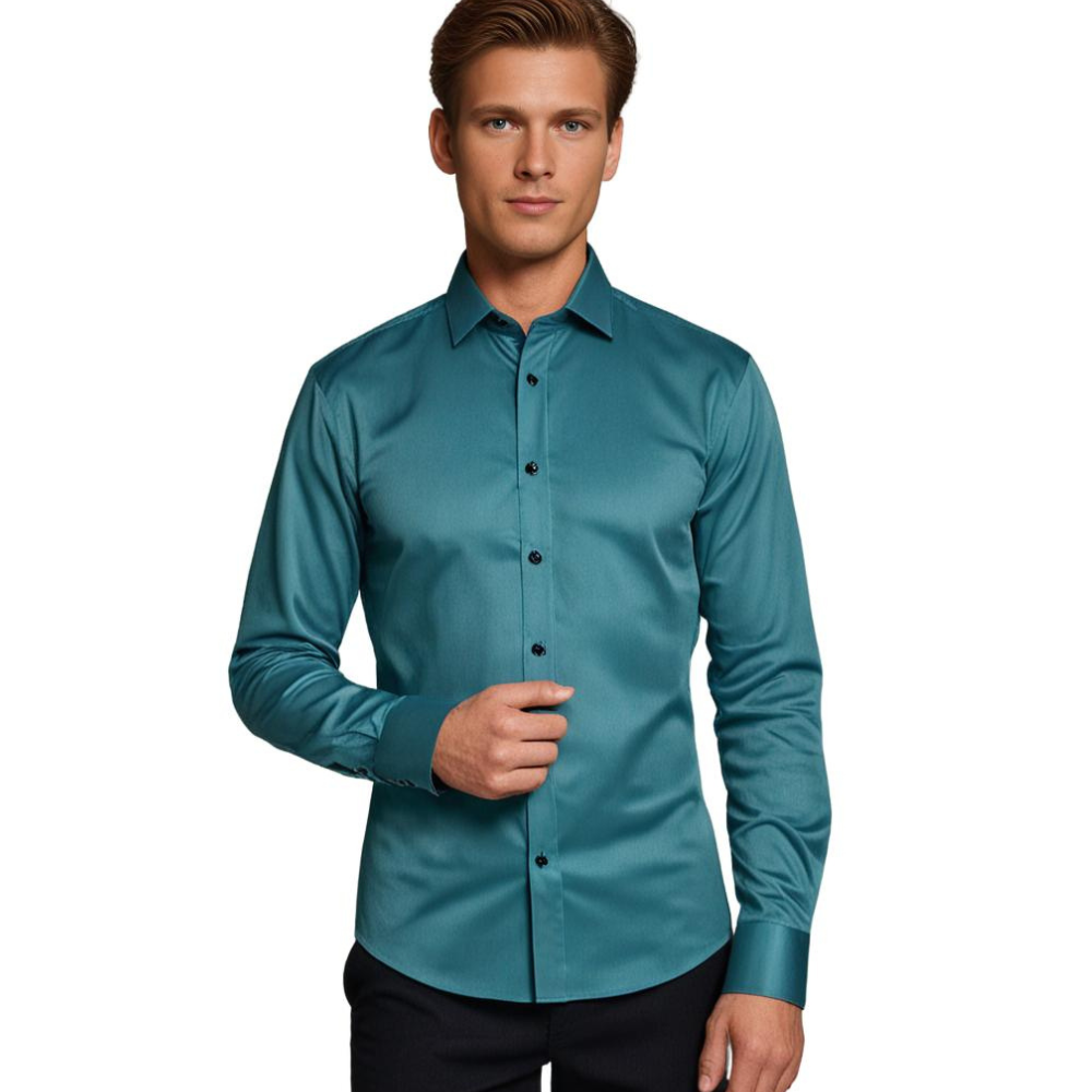 Liam - Overhemd heren stretch