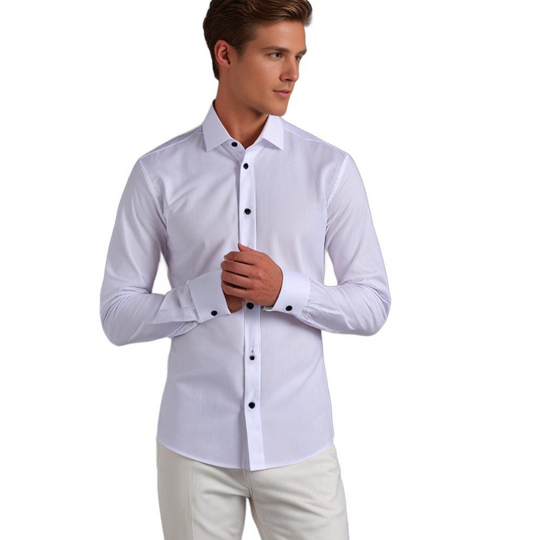 Liam - Overhemd heren stretch