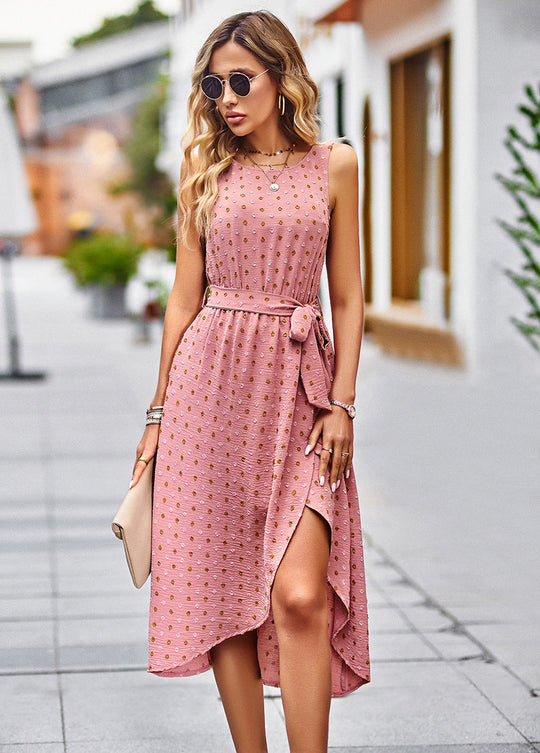 Amelie - Midi-Jurk Met Stippen - Speelse Elegantie - Dames-4