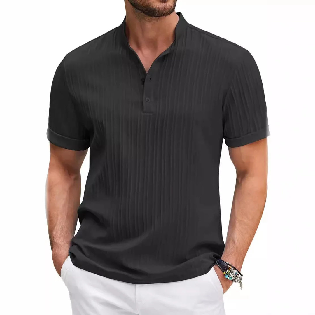 Variant image for Arjen - Henley Shirt - Comfortabel - Heren-19