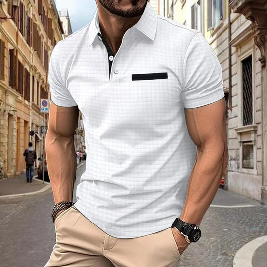 Dean - Casual Heren Polo Korte Mouw