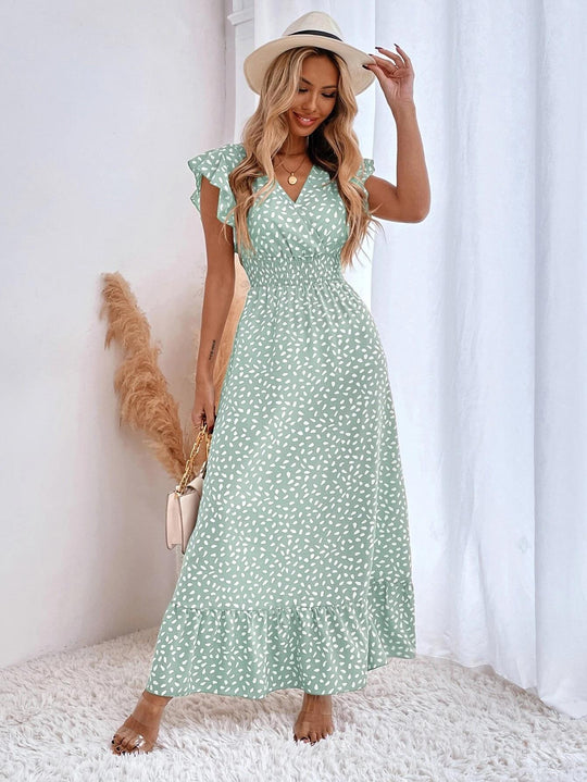 Fenna - Maxi Jurk met Stippen - Vloeiend en Elegant - Dames-4