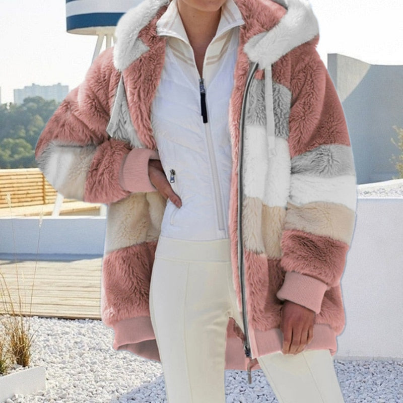 Zanda - Jas fleece zacht dames