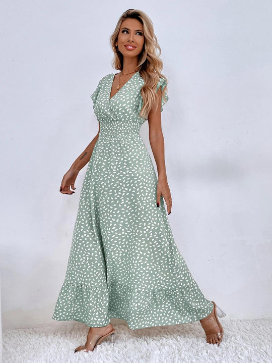 Fenna - Maxi Jurk met Stippen - Vloeiend en Elegant - Dames-3