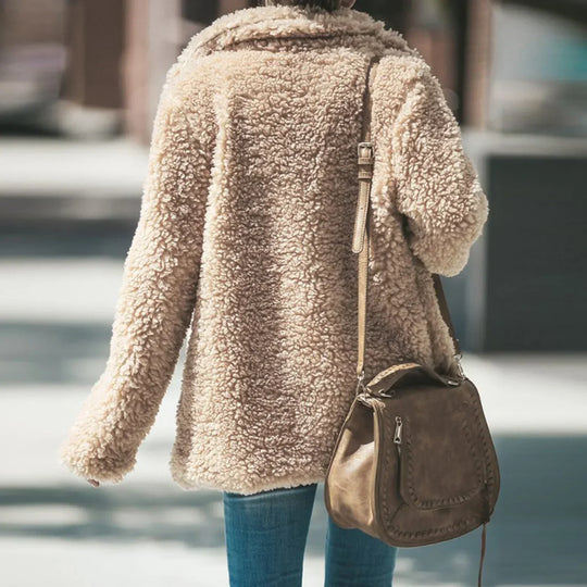 Victoria - Elegante Dikke Teddy Winterjas