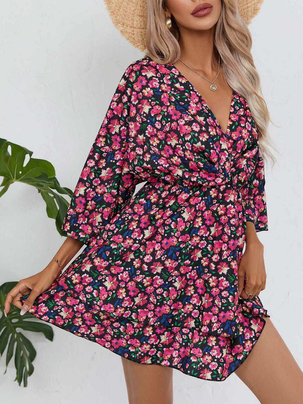 Jaimie - Elegant Mini Jurk - Flatterende Pasvorm met Ruffle - Dames-2