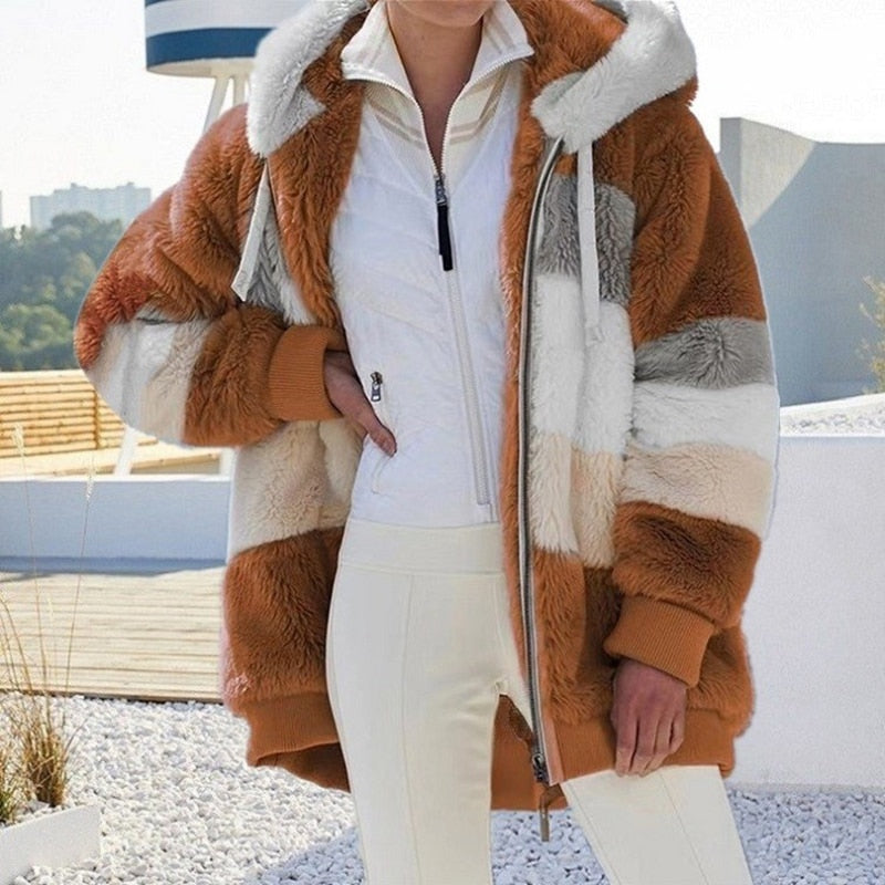Zanda - Jas fleece zacht dames